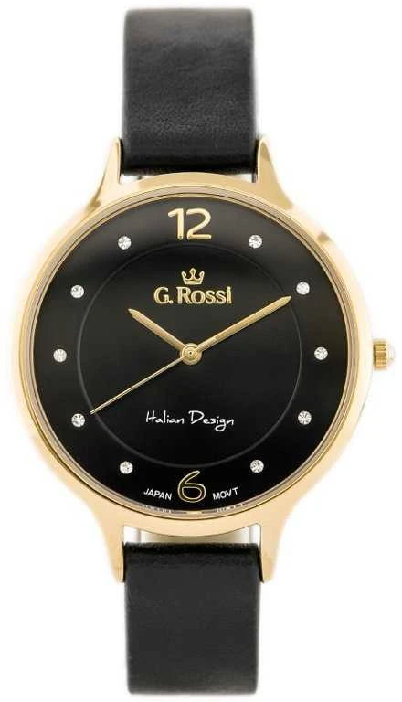 Laikrodis G. ROSSI 10411A-1A2 WOMEN'S WATCH ON BASE (zg714f) + BOX
