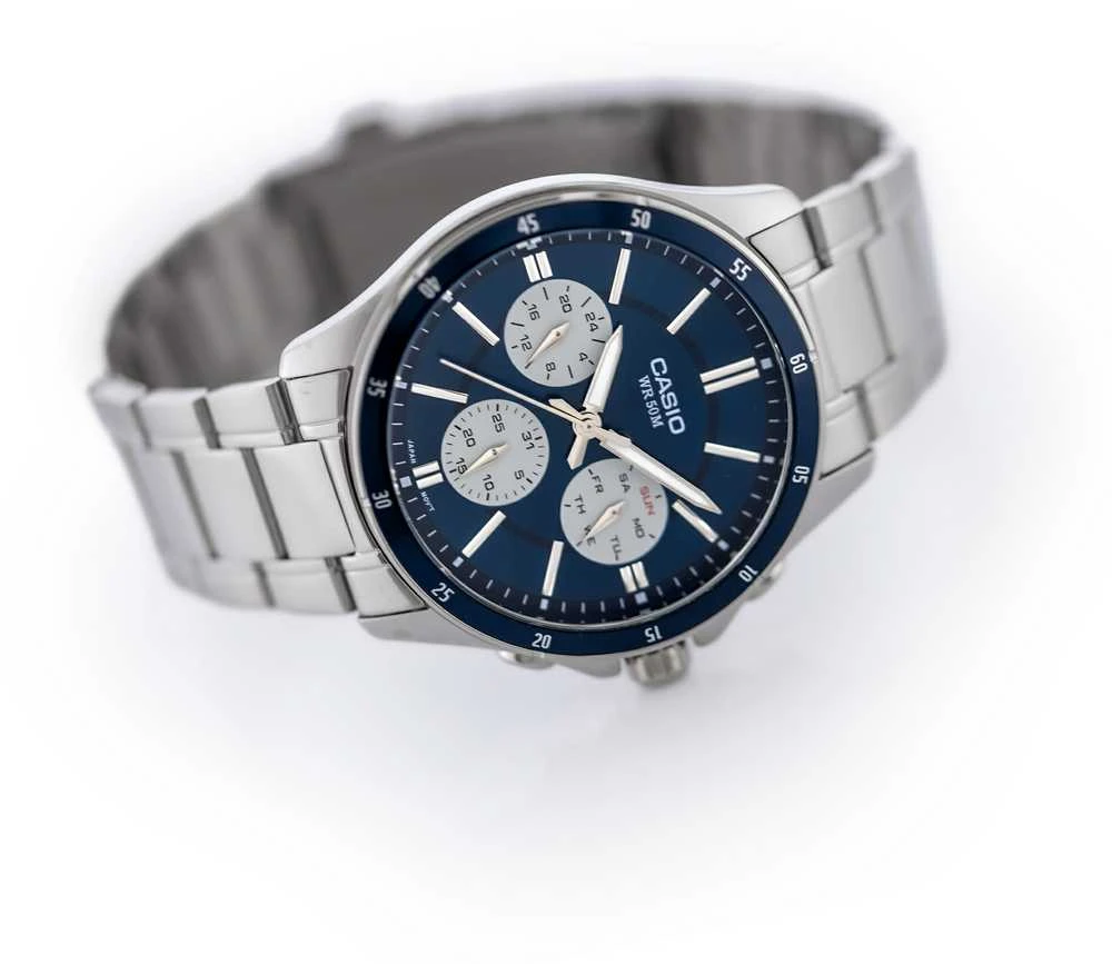 Laikrodis moterims G. ROSSI - 11184B-6F3 (zg785f) mėlynas/violet + dėžutė