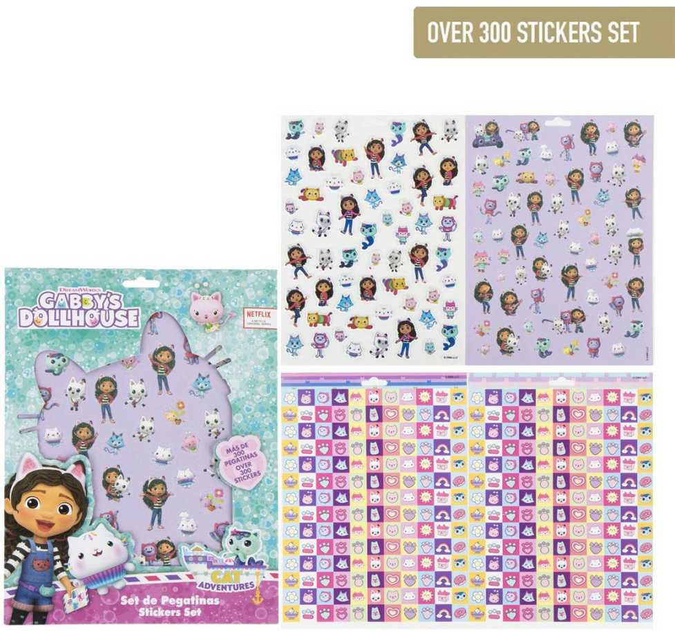 CERDÁ Gabbys Doll House stickers set