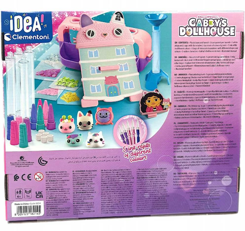 Rašiklių kūrimo rinkinys vaikams Clementoni Gabby’s Dollhouse, 18214