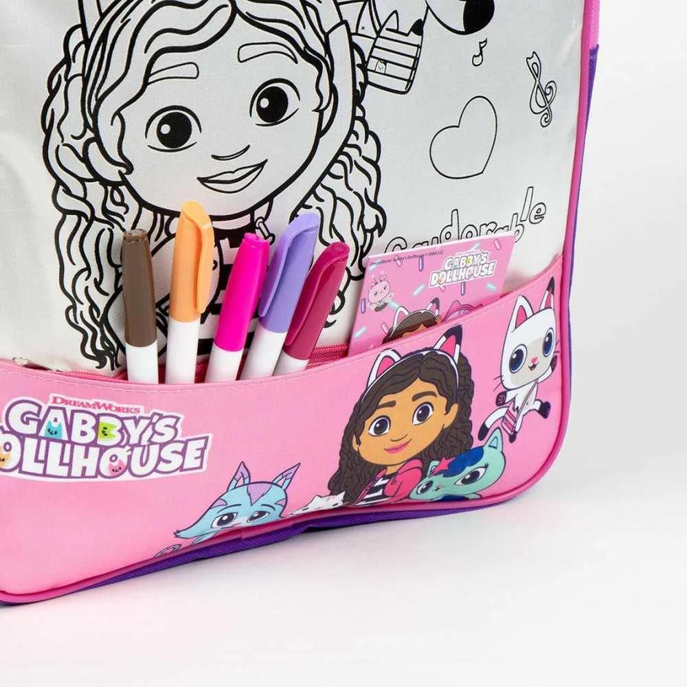Gabby's Dollhouse CERDÁ Gabbys Doll House Diy backpack set
