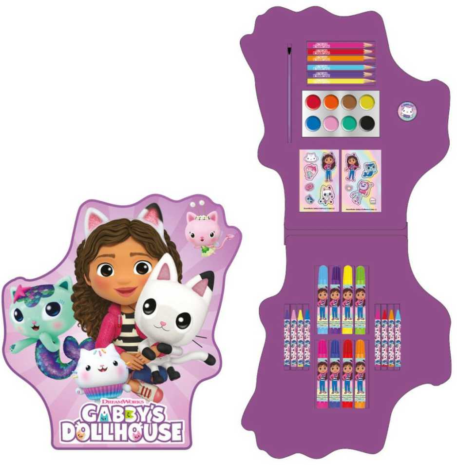 Gabby's Dollhouse CERDÁ Gabbys Doll House colouring set