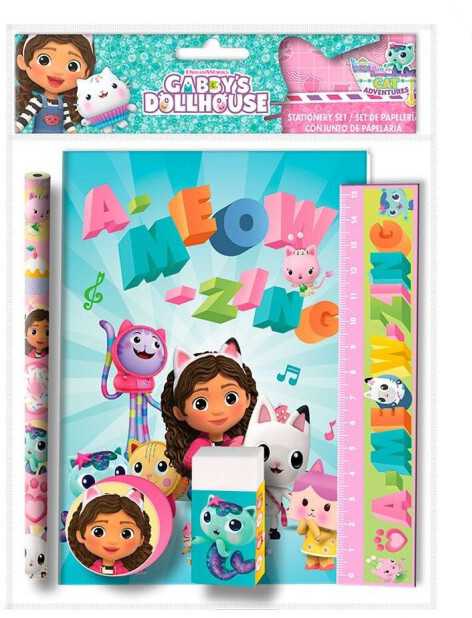 Kids Licensing Gabbys Dollhouse stationery set 5pcs