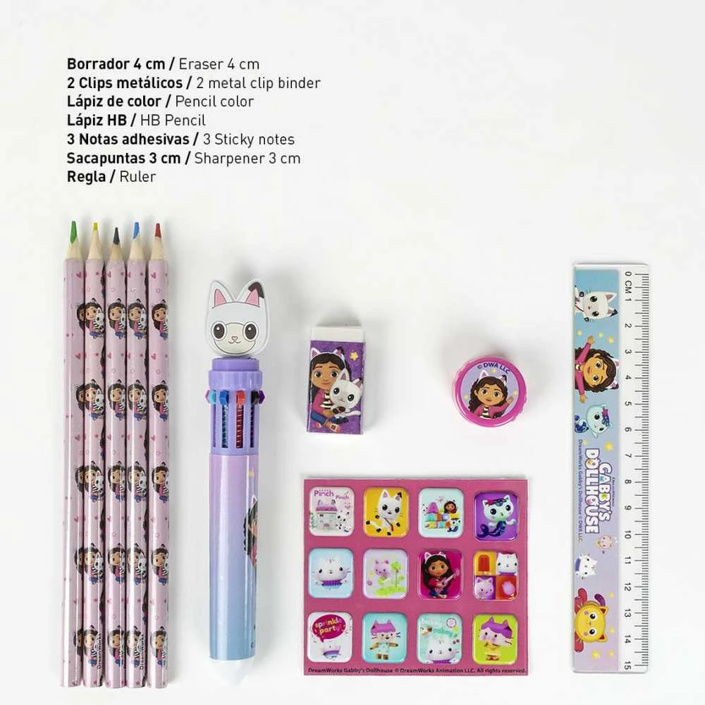 CERDÁ Gabbys Dollhouse stationary set