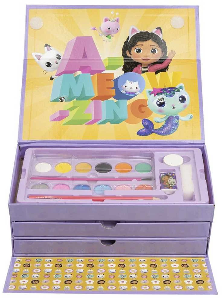 Gabby's Dollhouse kanceliarinių prekių rinkinys lagamine