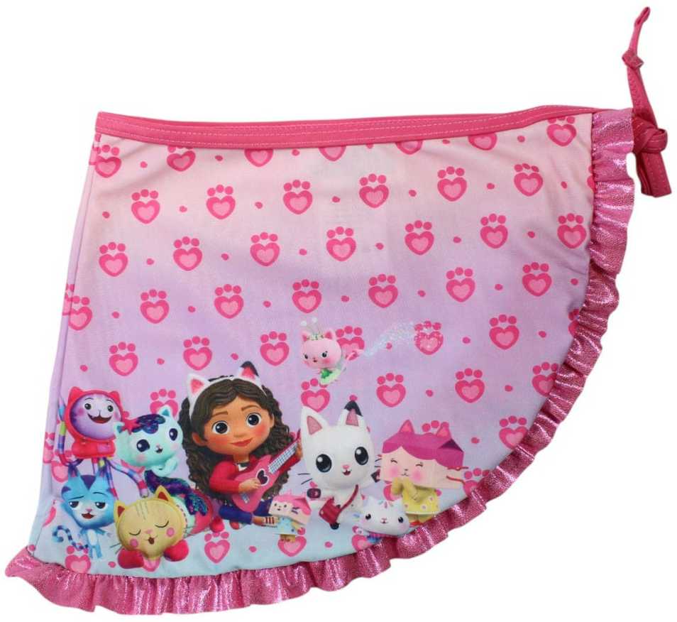 Gabby's Dollhouse Pandy vaikiškas maudymosi kostiumėlio ir sarongo komplektas 3-4 metams / 98-104 cm
