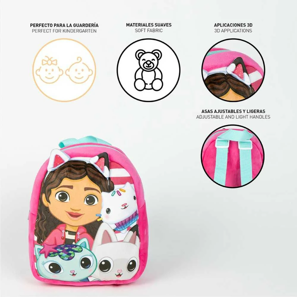 Cerda - Backpack - Kindergarten Character Plush - Gabby's Dollhouse