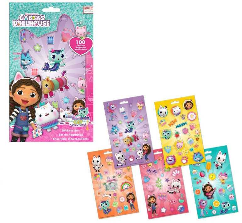 Zdesign Kids Euroswan Hiszpania *****Gabby komplektas naklejek 58szt GD00081 85546