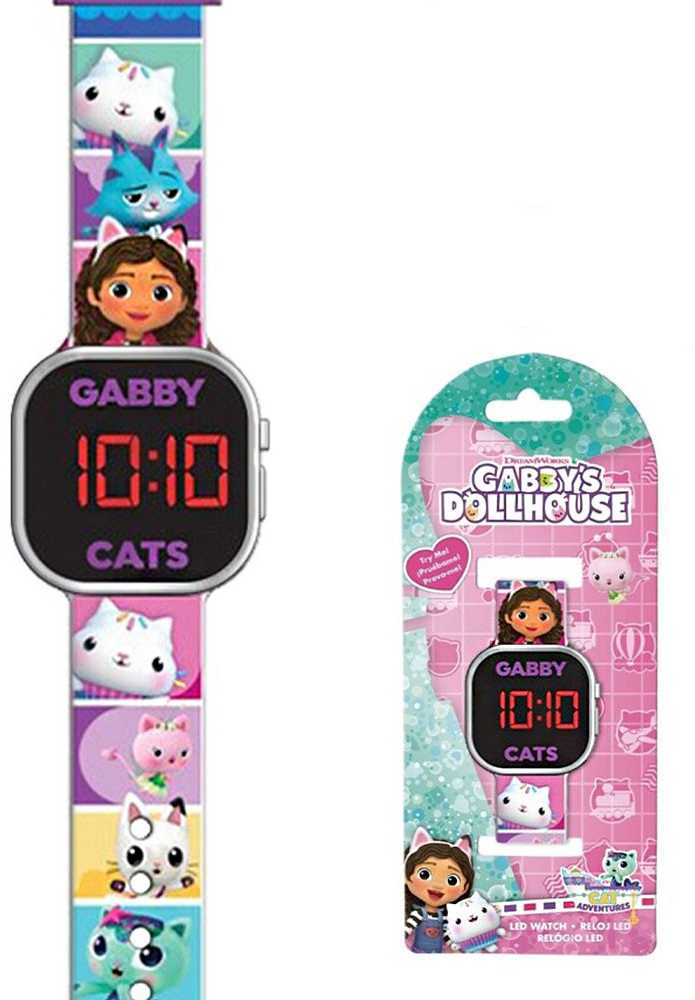 Kids Euroswan - Akcesoria licencyjne Gabby's Dollhouse LED laikrodis