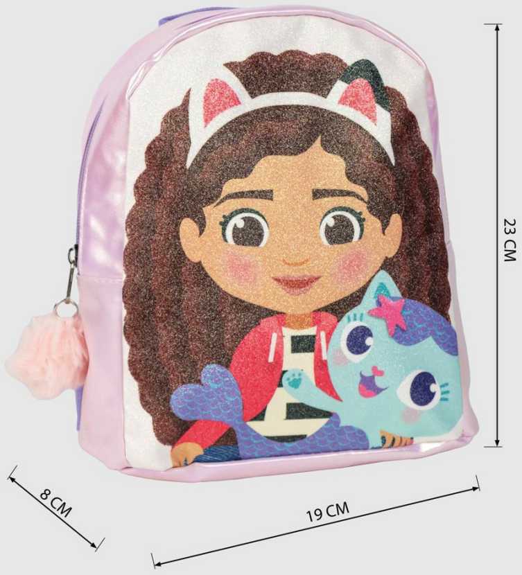 Gabby's Dollhouse Sparkle Tales holografinė kuprinė, krepšys 23 cm