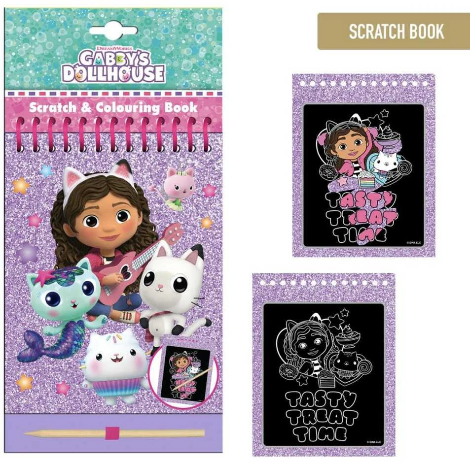 CERDÁ Gabbys Doll House scratch stationery set
