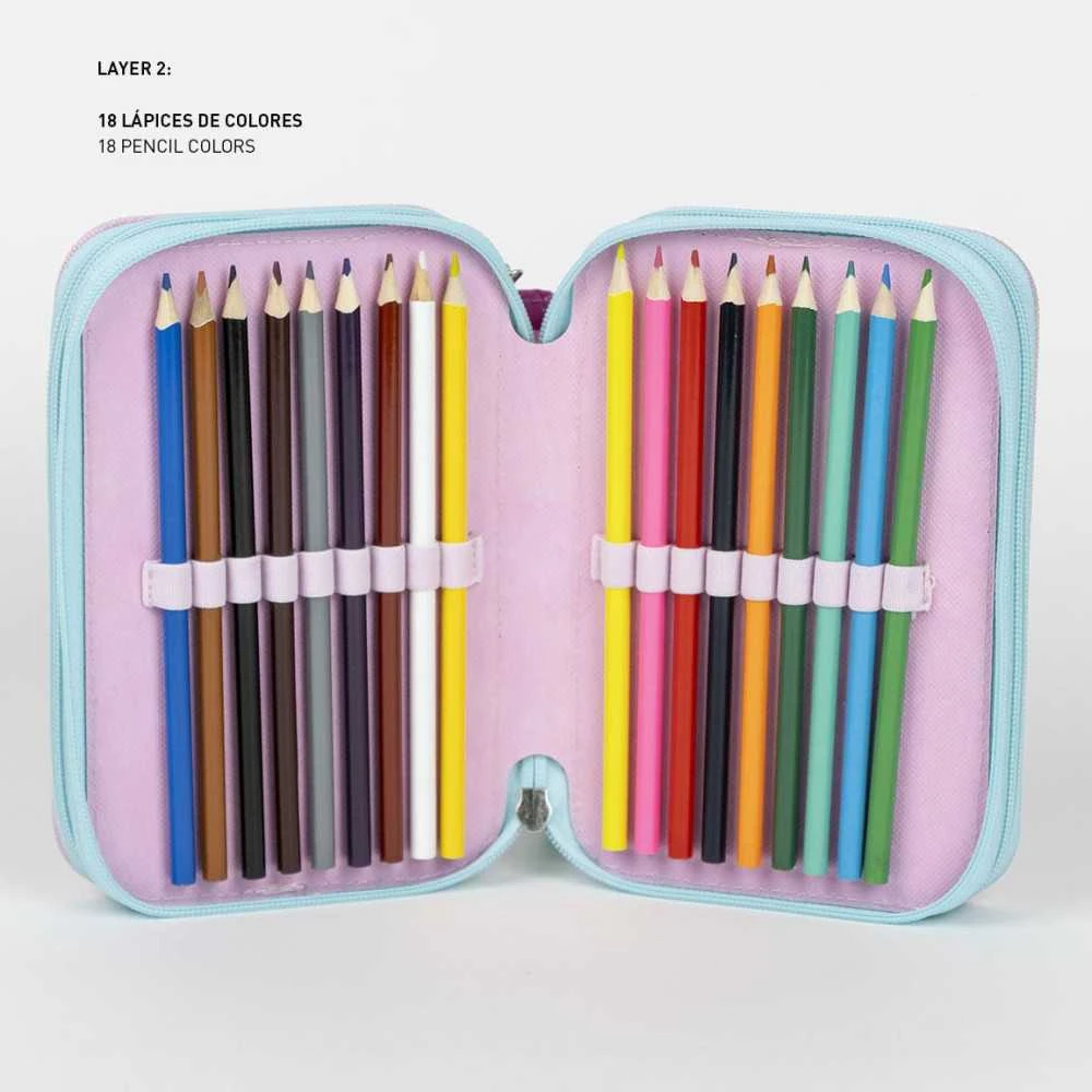 CERDÁ Gabbys Doll triple pencil case