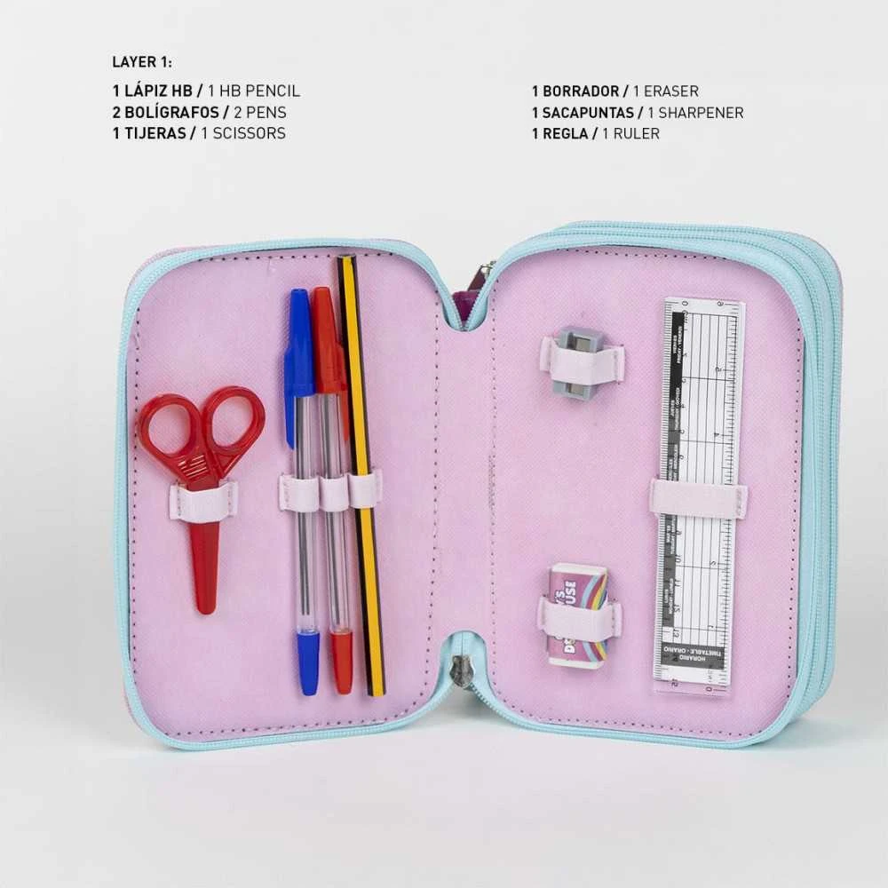 CERDÁ Gabbys Doll triple pencil case