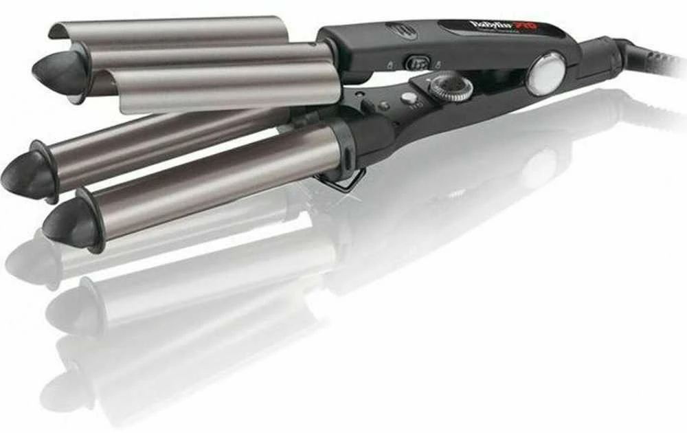 BaByliss Trigubos plaukų formavimo žnyplės BaByliss PRO Triple Waver BAB2269TTE su titano turmalino keramikos technologija