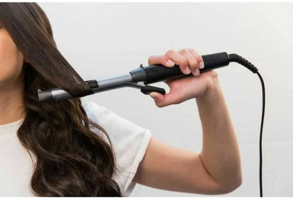 Remington CI 5519 plaukų formavimo šukos Garbanojimo lazdelė Šiltas Juoda, Pilka