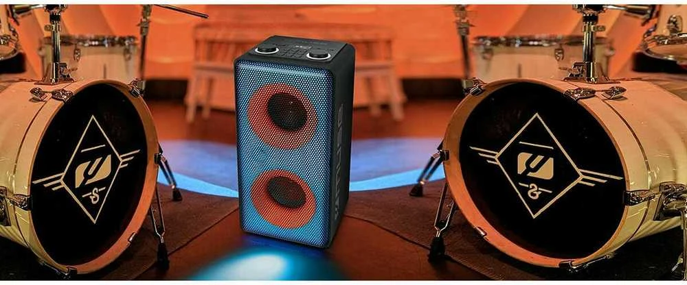 Muse M-1808DJ 150 W nešiojama kolonėlė, Juodas