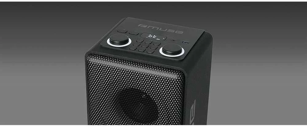 Muse M-1808DJ 150 W nešiojama kolonėlė, Juodas