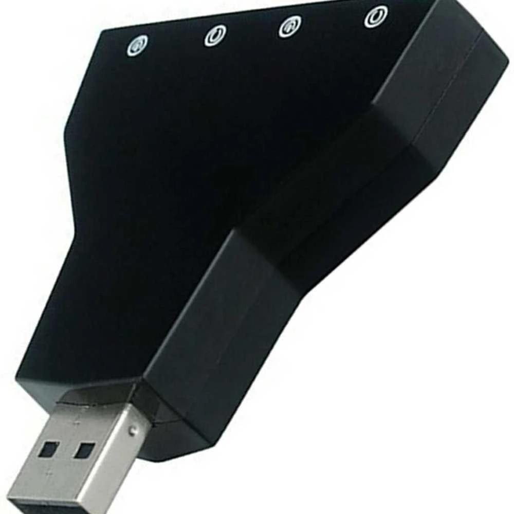 Ak103D Adapteris garso konverteris į USB 7.1 surround kanalus