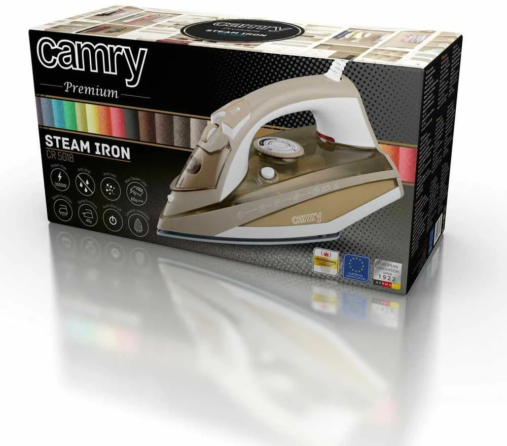 Camry Lygintuvas steam Adler CR 5018 (3000W, ruda color)