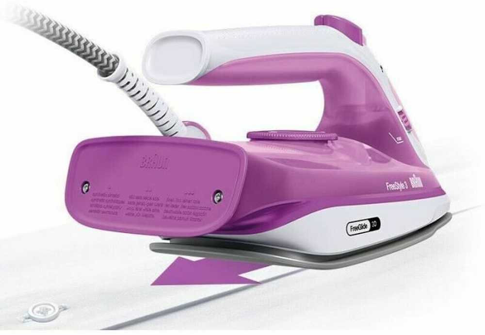Braun Garų lygintuvas FI3124 PU - Power 2400 W - Supercramic sole - 270 ml water tank - Self -cleaning