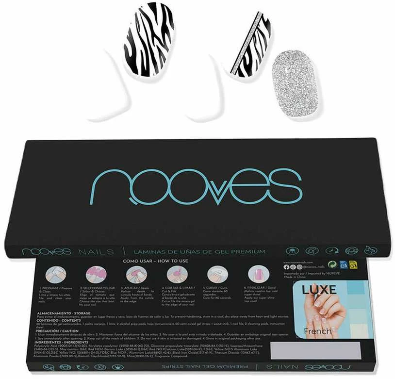 Nooves Premium Glam Funky Baby gelio nagų folija 20 U