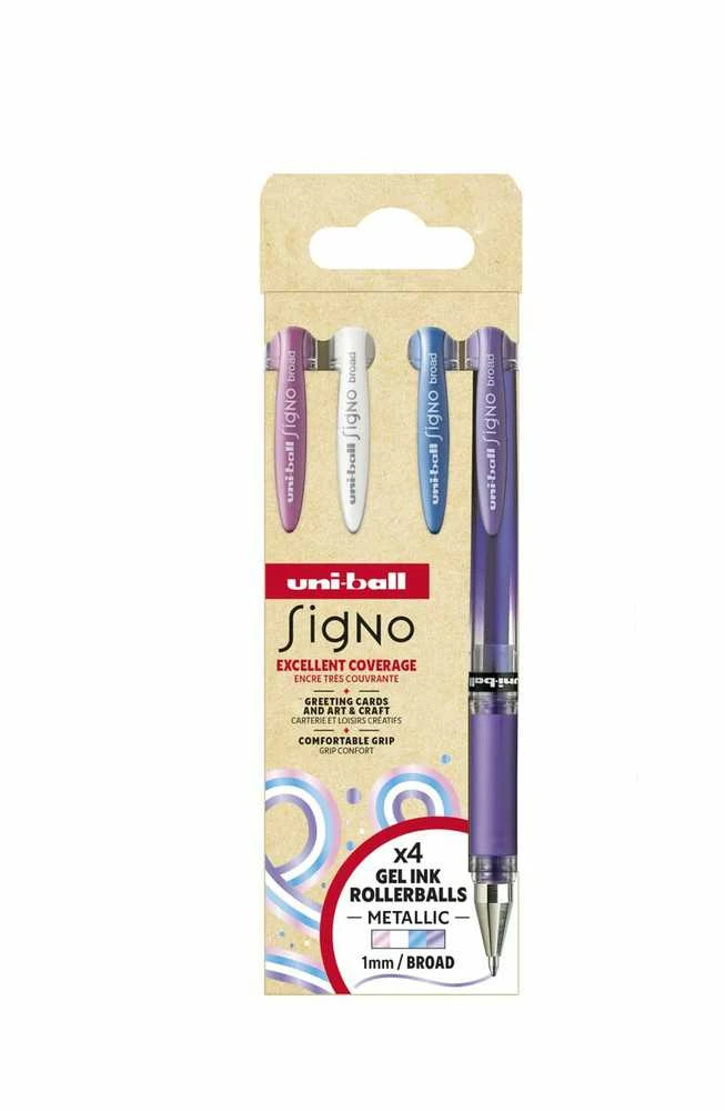 Uni-ball Signo geliniai rašikliai 1.0mm rinkinys