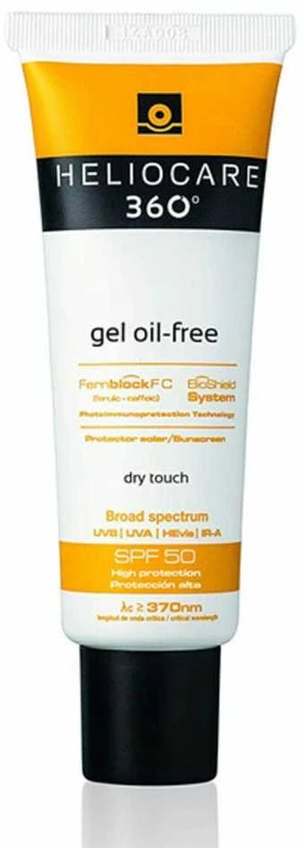 Apsauginis gelis nuo saulės Heliocare 360 Oil SPF 50+, 50 ml