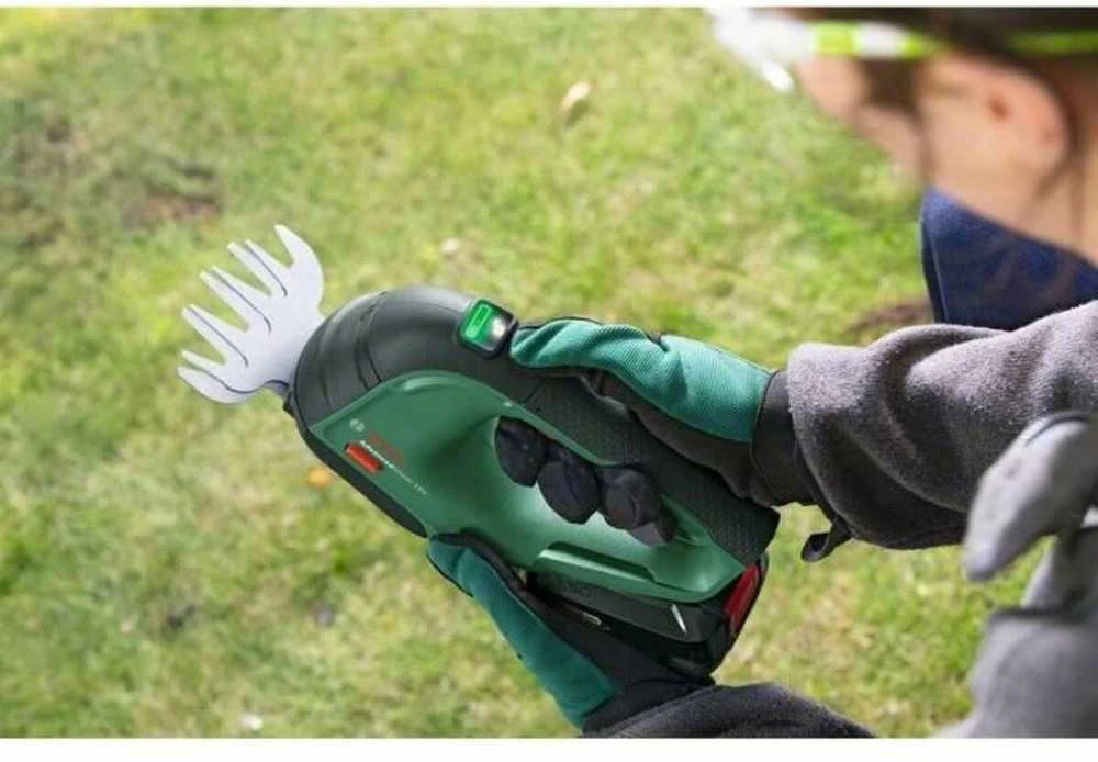 Krūmų ir žolės akumuliatorinių žirkių rinkinys Bosch Advanced Shear 18V-10 Be akumuliatoriaus ir kroviklio