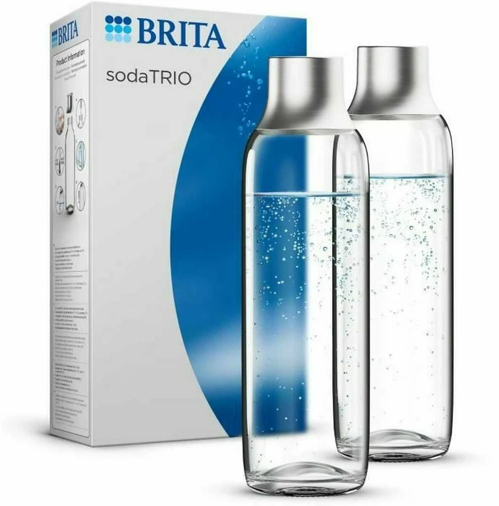 Brita sodaTRIO buteliukas (2 vnt., stiklinis)