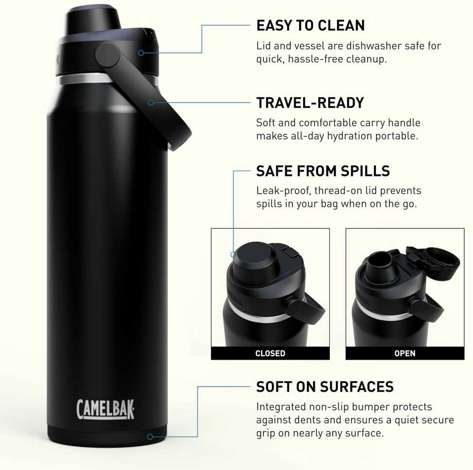 CAMELBAK Thrive Chug termo gertuvė su izoliacija iš nerūdijančio plieno, 950 ml