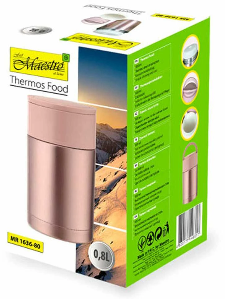 Termosas maistui 0,8L Maestro MR-1636-80
