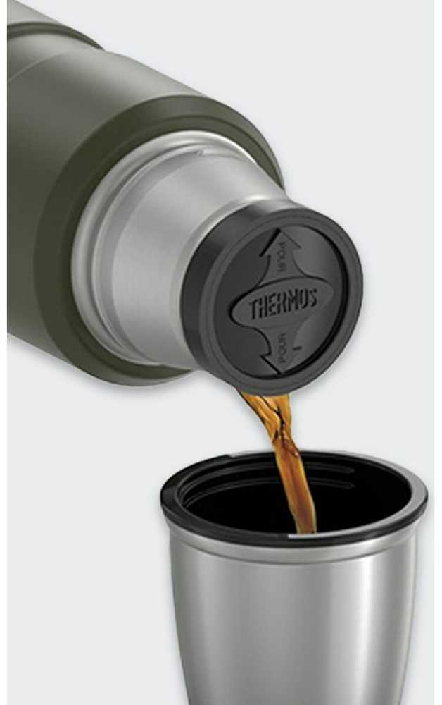 THERMOS 470 ml beverage thermos - army žalias