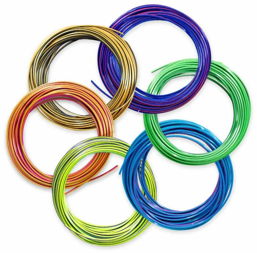 3Doodler Flow Tri-Color 6 spalvų PLA 1,75 mm