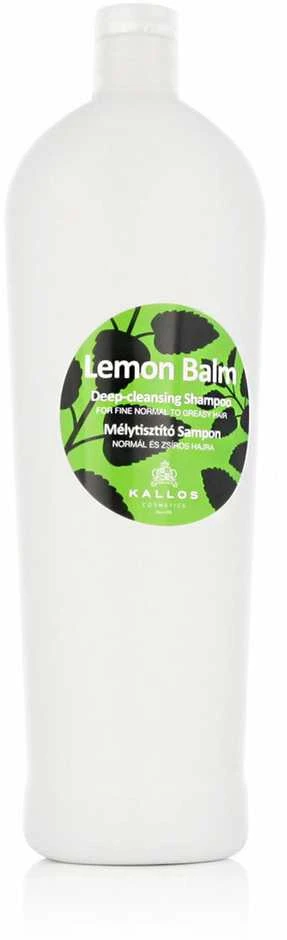Kallos Cosmetics Lemon Balm Deep-Cleansing Šampūnas giliai valantis šampūnas, 1000 ml