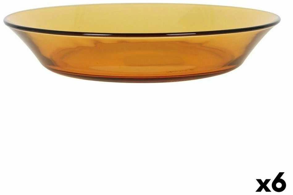 Talerz głęboki Duralex LYS AMBER oranžinė 195 x 35 mm - komplektas 6 vnt.