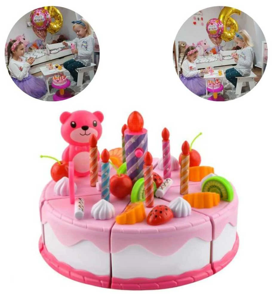 Kruzzel PIECES Gimtadienio tortas - rinkinys 75 dalys.22382