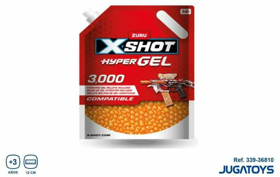 Zuru XSHOT - HYPER GEL - hidratuoto gelio papildymo folijos maišelis (36810SQ1)