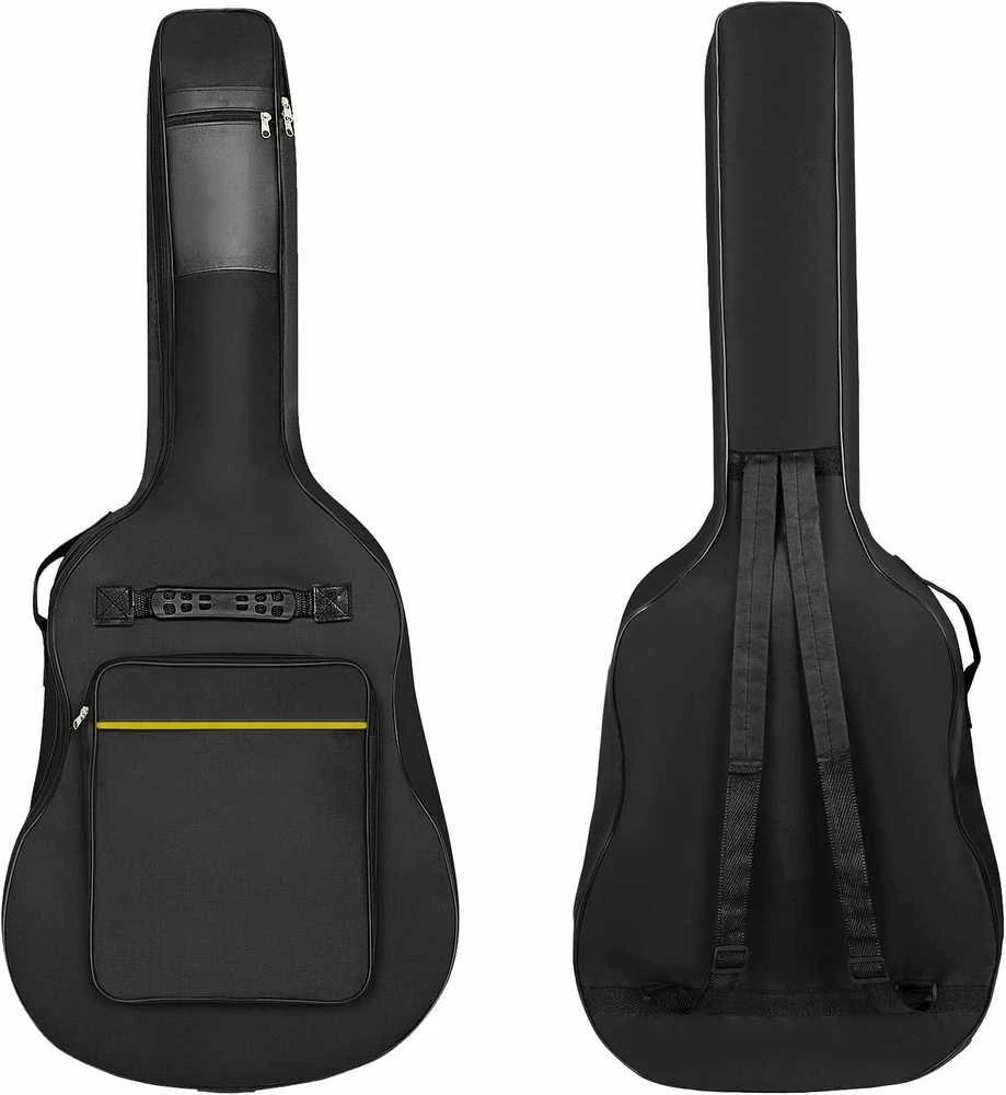 Klasikinės akustinės gitaros dėklas su reguliuojamomis petnešomis