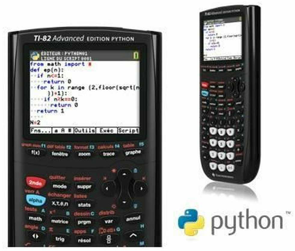 TEXAS INSTRUMENTS TI-82 Advanced Edition Python Graphing Calculator - Juodas