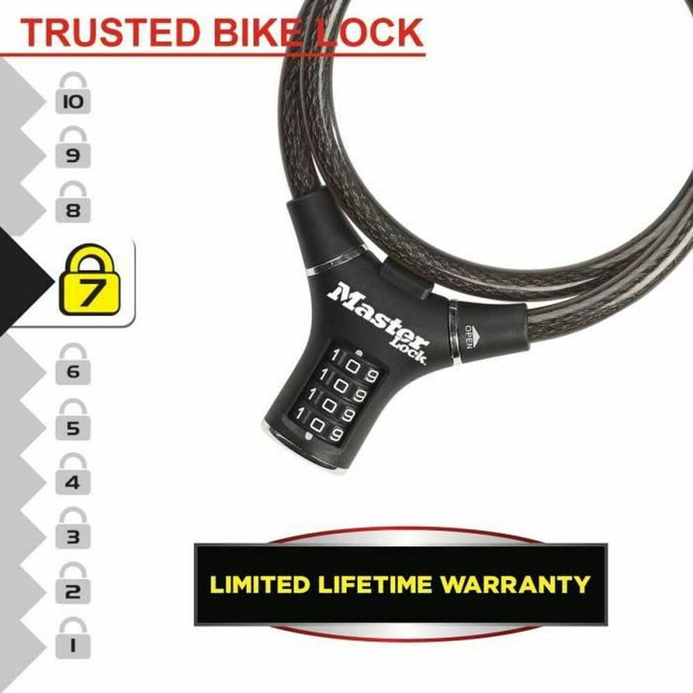 „Master Lock“ užrakinimo trosas 12 mm ergonomiško dizaino 8229EURDPRO