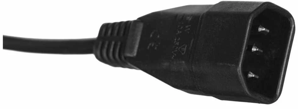 Ilgiklis - Activejet COMBO-IEC-3G 3x Tipo E Lizdai 1,5 m Laidas Juodas
