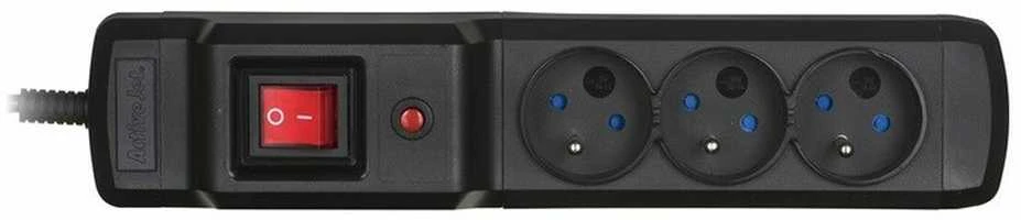 Ilgiklis - Activejet COMBO-IEC-3G 3x Tipo E Lizdai 1,5 m Laidas Juodas