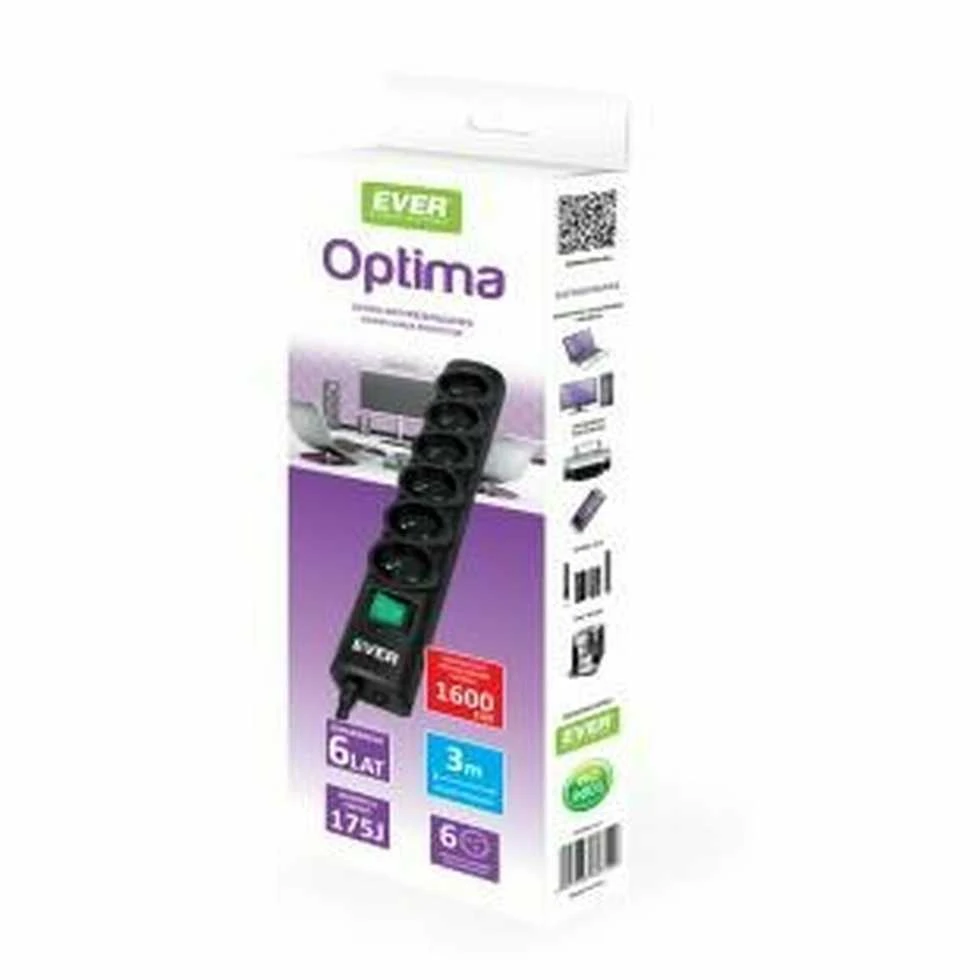 Ilgiklis - Ever Optima 3m Juodas