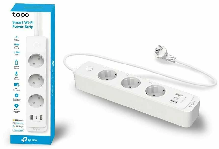 TP-LINK TP-LINK išmanusis „Wi-Fi“ maitinimo blokas TAPO P300 (TAPO P300)