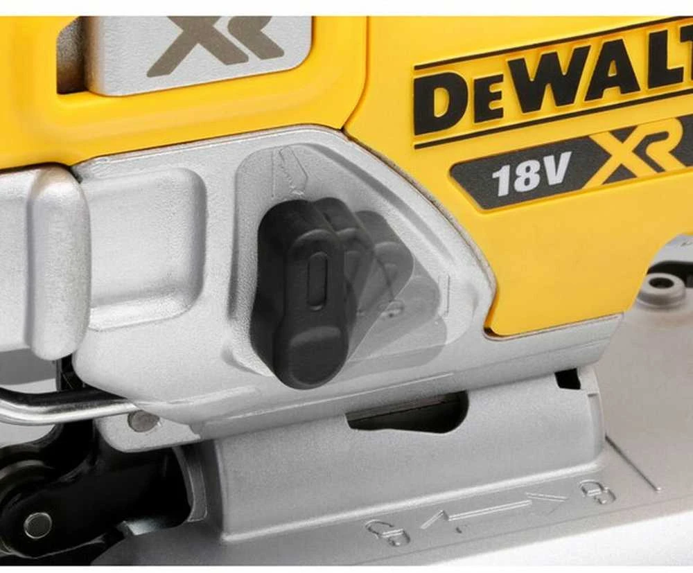 Akumuliatorinis siaurapjūklis DeWalt DCS334N-XJ