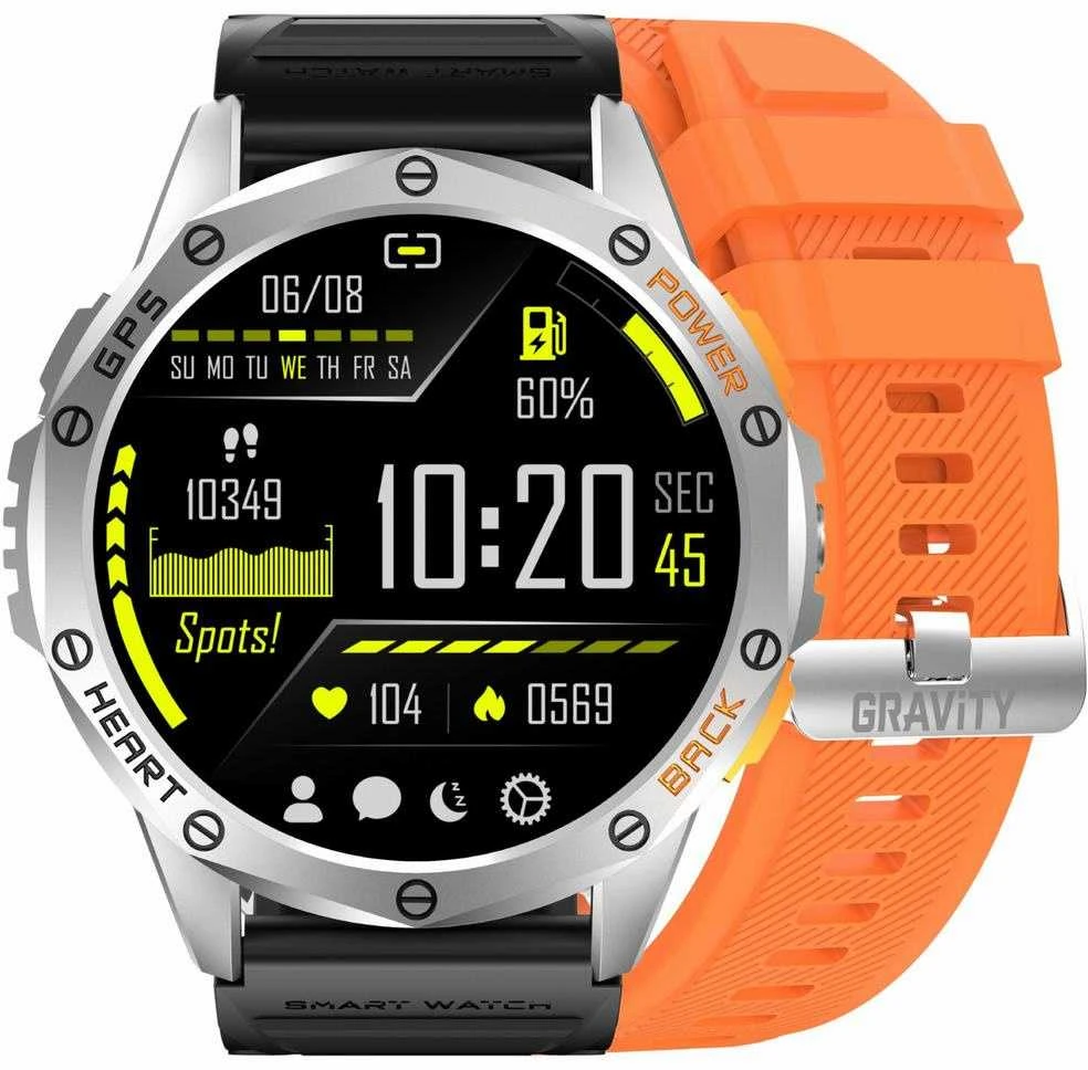 GRAVITY GT24-4 MEN'S Išmanusis laikrodis - TIMER, ADDITIONAL PASSAGE (sg033d)