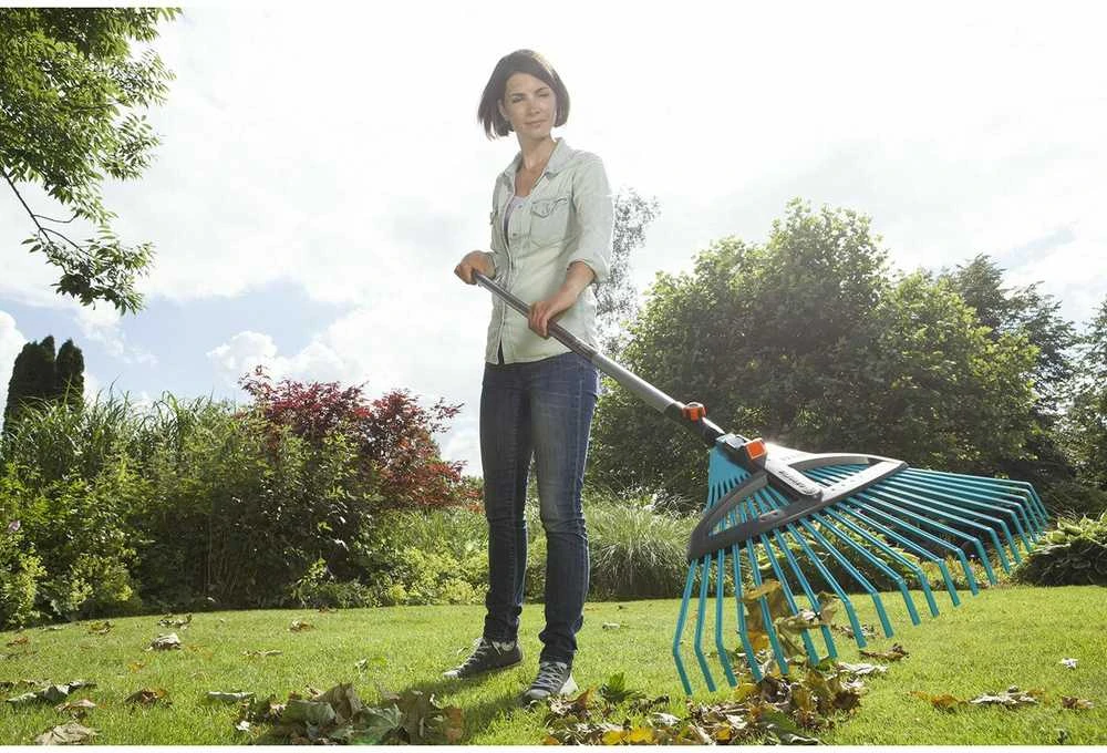 Gardena combisystem reguliuojamasis plastikinis grėblys