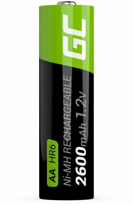 Green Cell Žalias Cell AKUMULIACIJA AKU-AA-2600/GC*P4 1.2V Ni-MH HR6, AA Žalias Cell