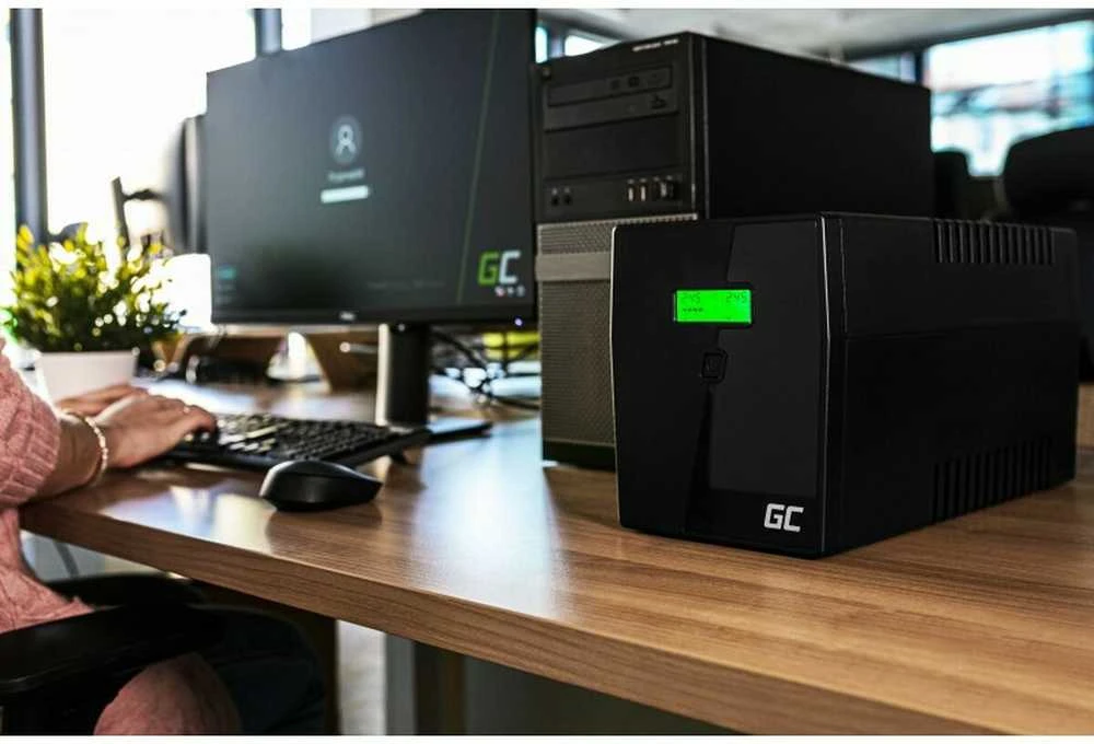 Green Cell Žalias Cell Žalias Cell UPS Microsine 1000VA LCD