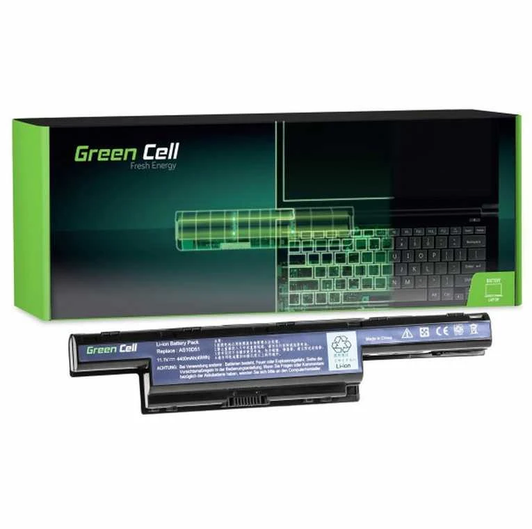 Green Cell Žalias Cell GREENCELL AC06 Baterija Žalias Cell AS10D skirta Acer Aspire su serii 5733 5742G 5750 5750G AS10D31